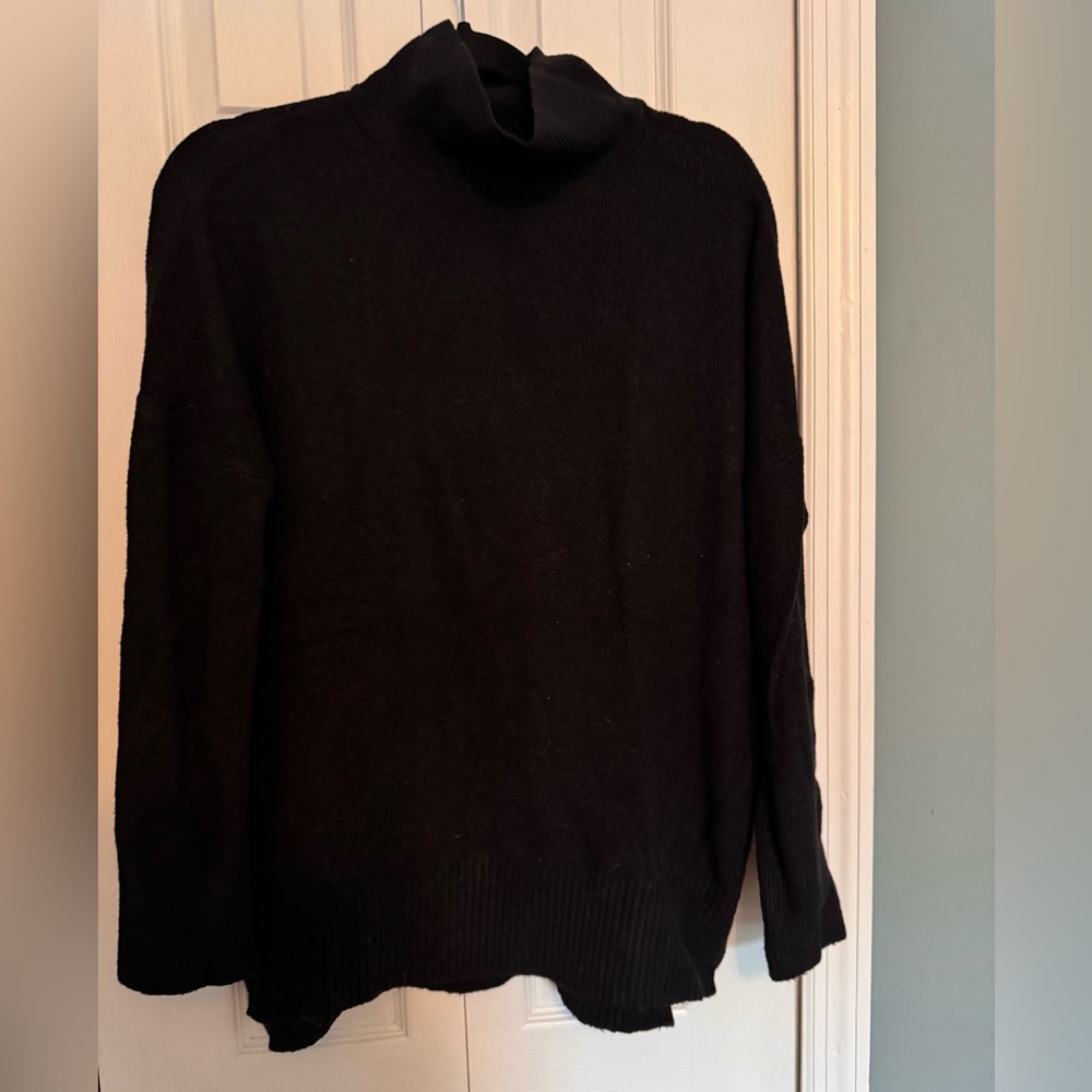 Abercrombie & Fitch Black Mock Neck Sweater Size S